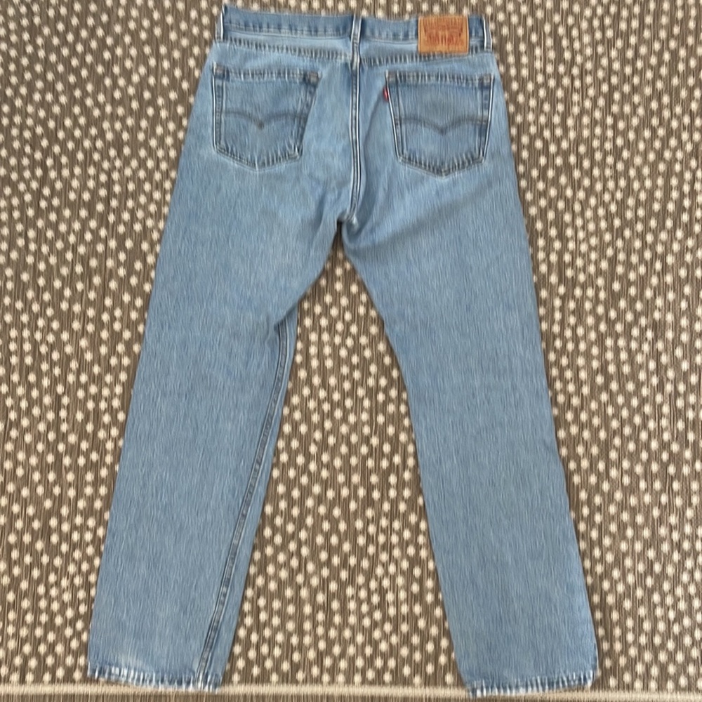 Levi’s men’s 505 regular fit jeans, no stretch,straight leg, original zipper fly - Picture 2 of 8